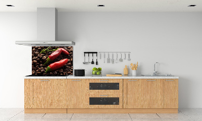 Panel do kuchyně Chilli a káva