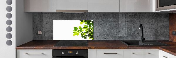 Skleněný panel do kuchyně Listí