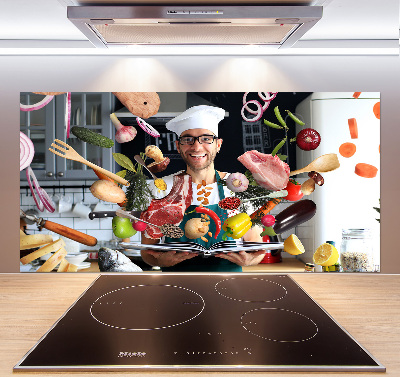 Panel do kuchyně Kuchař recept
