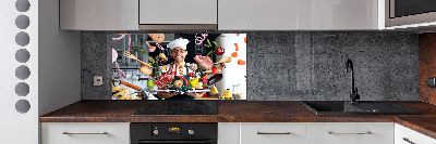 Panel do kuchyně Kuchař recept