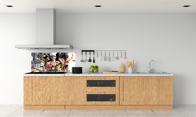 Panel do kuchyně Kuchař recept