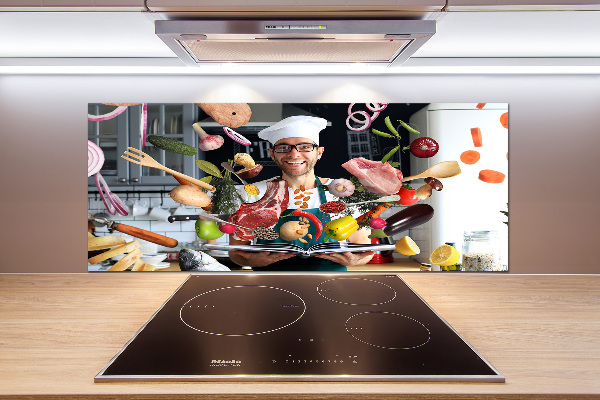 Panel do kuchyně Kuchař recept