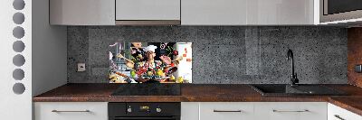 Panel do kuchyně Kuchař recept
