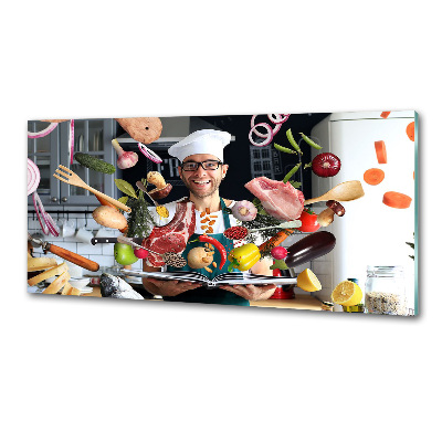 Panel do kuchyně Kuchař recept
