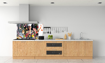 Panel do kuchyně Kuchař recept