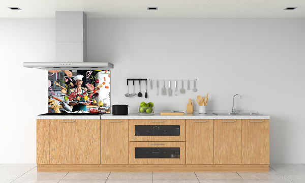 Panel do kuchyně Kuchař recept