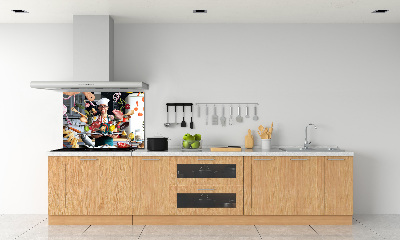 Panel do kuchyně Kuchař recept