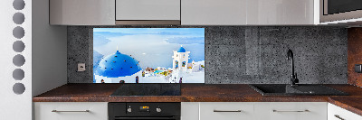 Panel do kuchyně Santorini Řecko