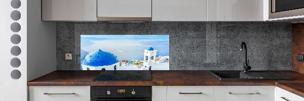 Panel do kuchyně Santorini Řecko