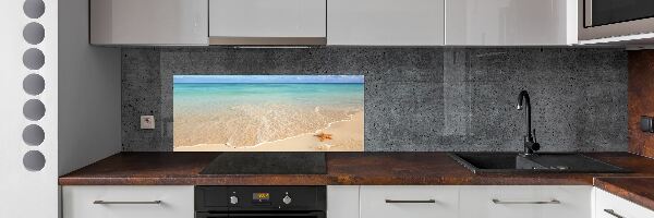 Panel lacobel Hvězdice na pláži