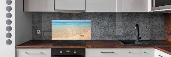 Panel lacobel Hvězdice na pláži