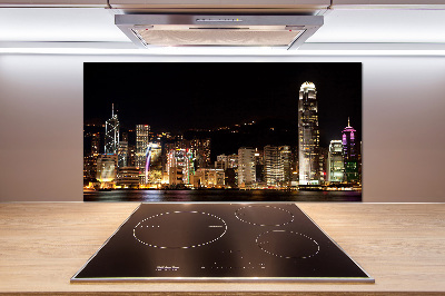 Panel do kuchyně Noční Hongkong