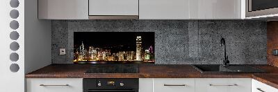 Panel do kuchyně Noční Hongkong