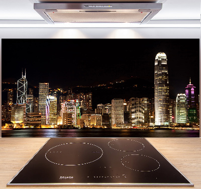 Panel do kuchyně Noční Hongkong
