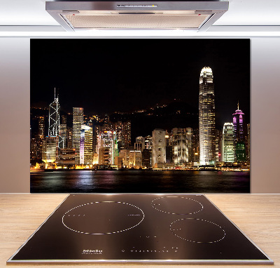 Panel do kuchyně Noční Hongkong