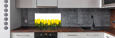 Panel do kuchyně Žluté tulipány