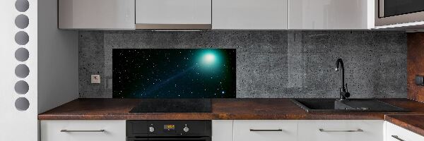 Skleněný panel do kuchynské linky Vesmír