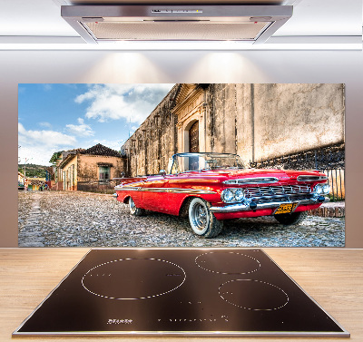 Panel do kuchyně Červený Chevrolet