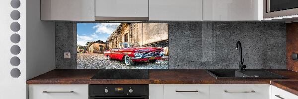 Panel do kuchyně Červený Chevrolet