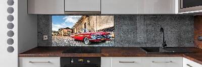 Panel do kuchyně Červený Chevrolet