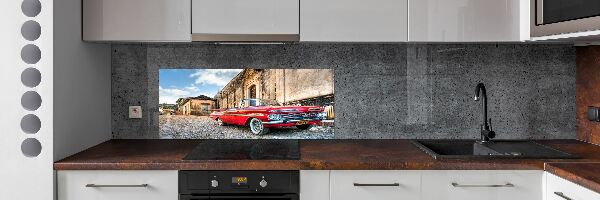 Panel do kuchyně Červený Chevrolet