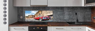 Panel do kuchyně Červený Chevrolet