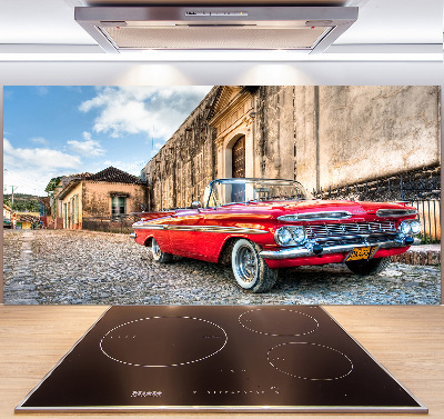 Panel do kuchyně Červený Chevrolet