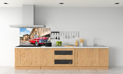 Panel do kuchyně Červený Chevrolet