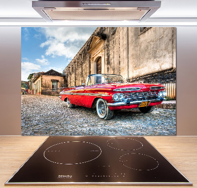 Panel do kuchyně Červený Chevrolet