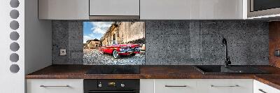 Panel do kuchyně Červený Chevrolet
