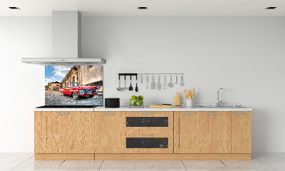 Panel do kuchyně Červený Chevrolet