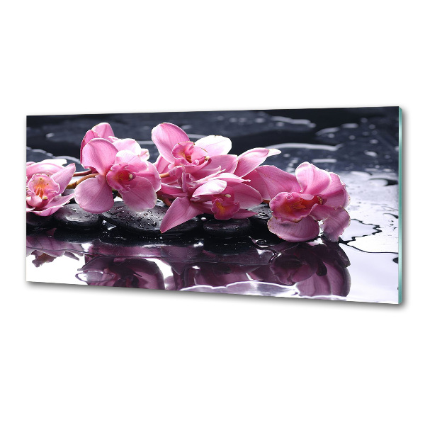 Panel do kuchyně Růžová orchidej