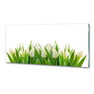 Panel do kuchyně Bílé tulipány