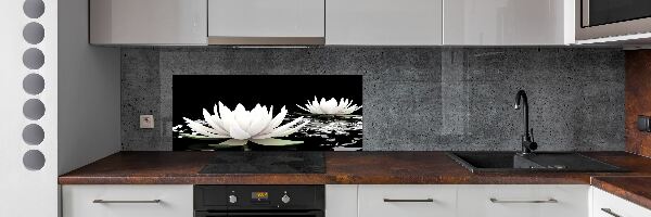 Dekorační panel sklo Vodní lilie