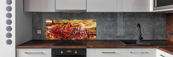 Panel do kuchyně Spící žena