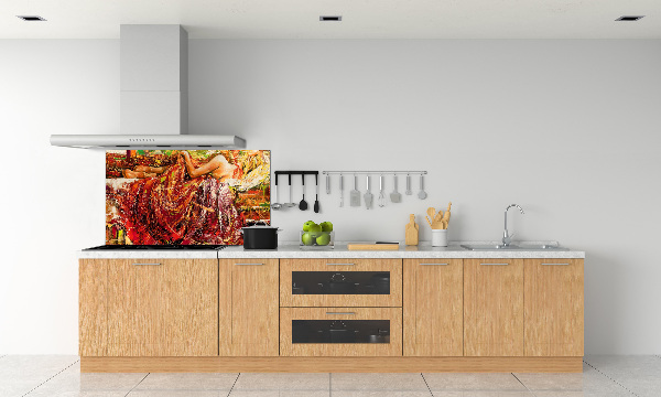 Panel do kuchyně Spící žena