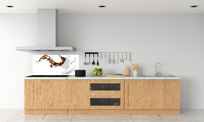 Dekorační panel sklo Rozlitá káva