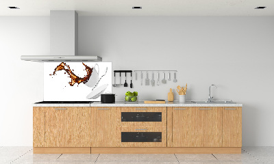 Dekorační panel sklo Rozlitá káva