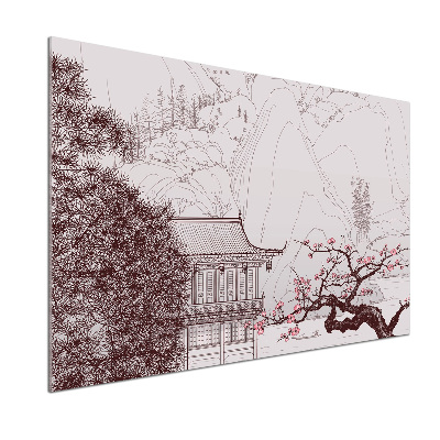 Panel do kuchyně Činská krajina