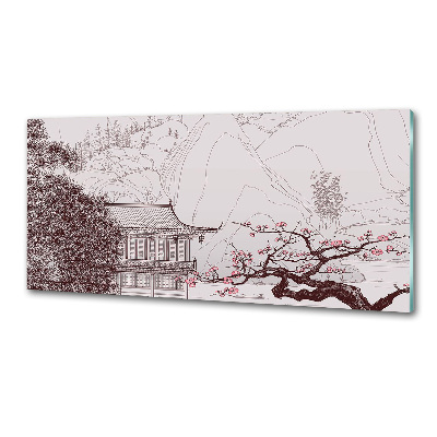 Panel do kuchyně Činská krajina