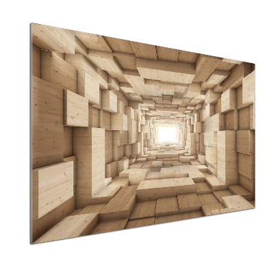 Panel do kuchyně Dřevěný tunel