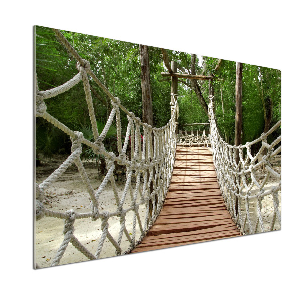 Dekorační panel sklo Lanový most