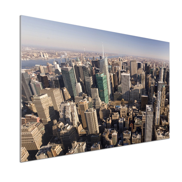Panel lacobel New York ptačí pohled