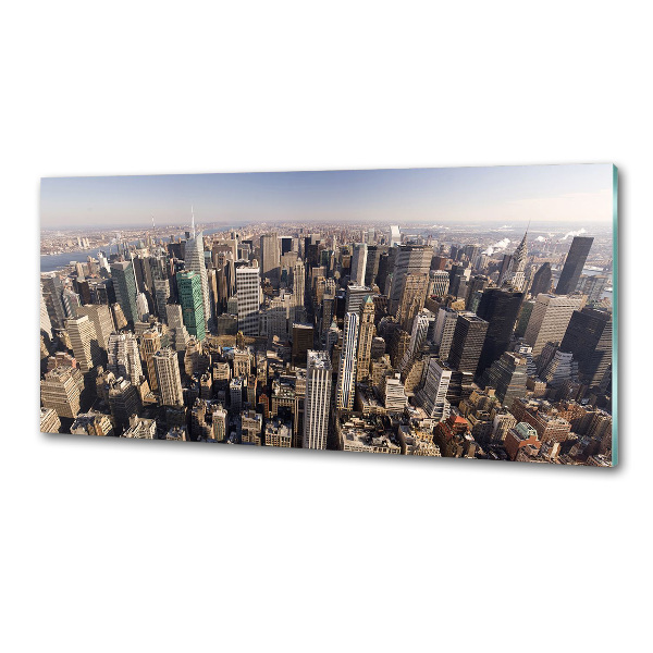 Panel lacobel New York ptačí pohled