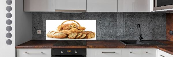 Panel do kuchyně Pečivo v koši
