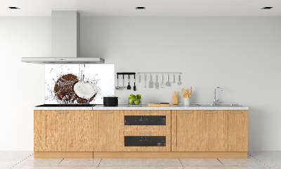 Skleněný panel do kuchyně Kokos