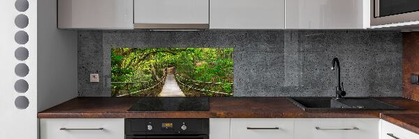 Dekorační panel sklo Lanový most