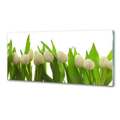 Panel do kuchyně Bílé tulipány