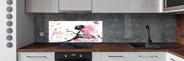 Skleněný panel do kuchyně Věštkyně