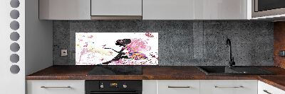 Skleněný panel do kuchyně Věštkyně